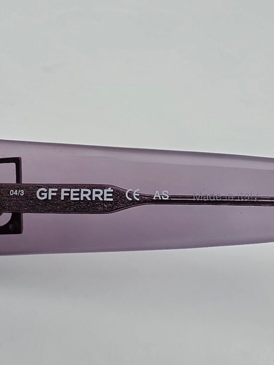 GF Ferre FF55403 Crystal Dark Purple Frame Dark Purple Lens Sunglasses Italy main image 7